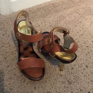 Michael Kors Tortoise Shell Heels
